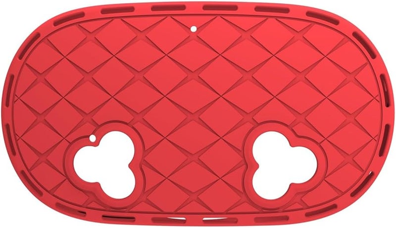 Red Silicone Protective Case for Quest 3S Anti Scratch Shockproof Head Mounted Protectors - Image 3